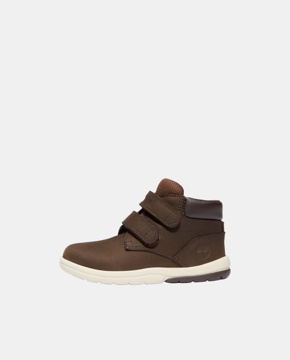 Bota de media caña con cierre de velcro Toddle Tracks para niño y niña - Timberland - Marrón oscuro Marrón oscuro-8