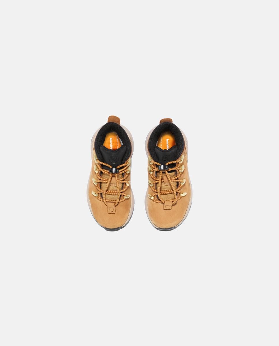 Zapatillas de media caña con cordones elásticos Sprint Trekker para niño y niña - Timberland - Mostaza Mostaza-2
