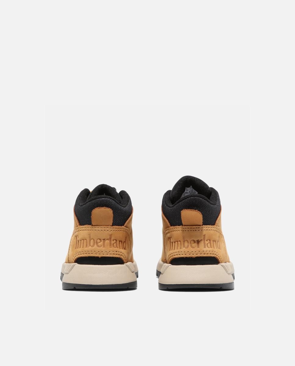 Zapatillas de media caña con cordones elásticos Sprint Trekker para niño y niña - Timberland - Mostaza Mostaza-4