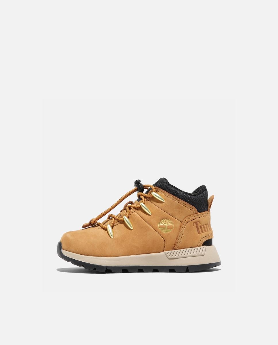 Zapatillas de media caña con cordones elásticos Sprint Trekker para niño y niña - Timberland - Mostaza Mostaza-7