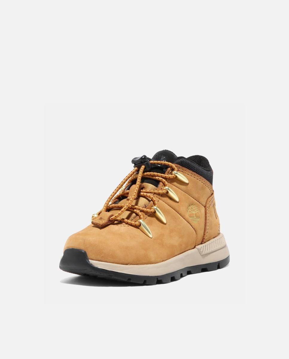Zapatillas de media caña con cordones elásticos Sprint Trekker para niño y niña - Timberland - Mostaza Mostaza-8