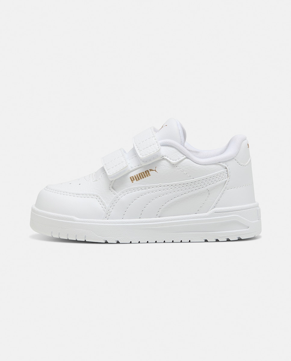 Sapatilhas Infantis Shuffle Downtown Lo V Inf Puma Branco-2
