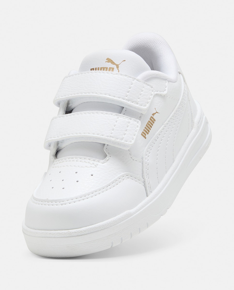 Sapatilhas Infantis Shuffle Downtown Lo V Inf Puma Branco-4