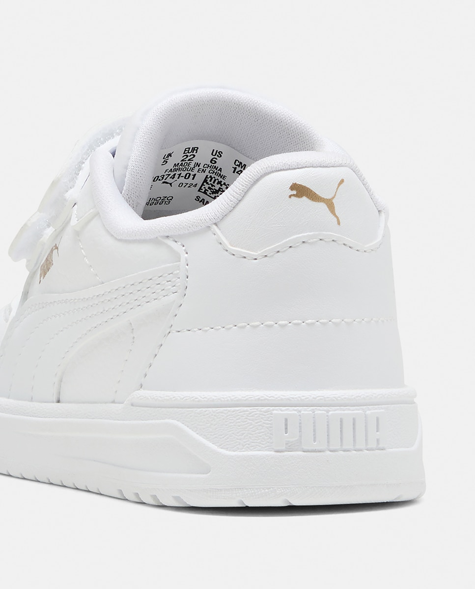 Sapatilhas Infantis Shuffle Downtown Lo V Inf Puma Branco-5