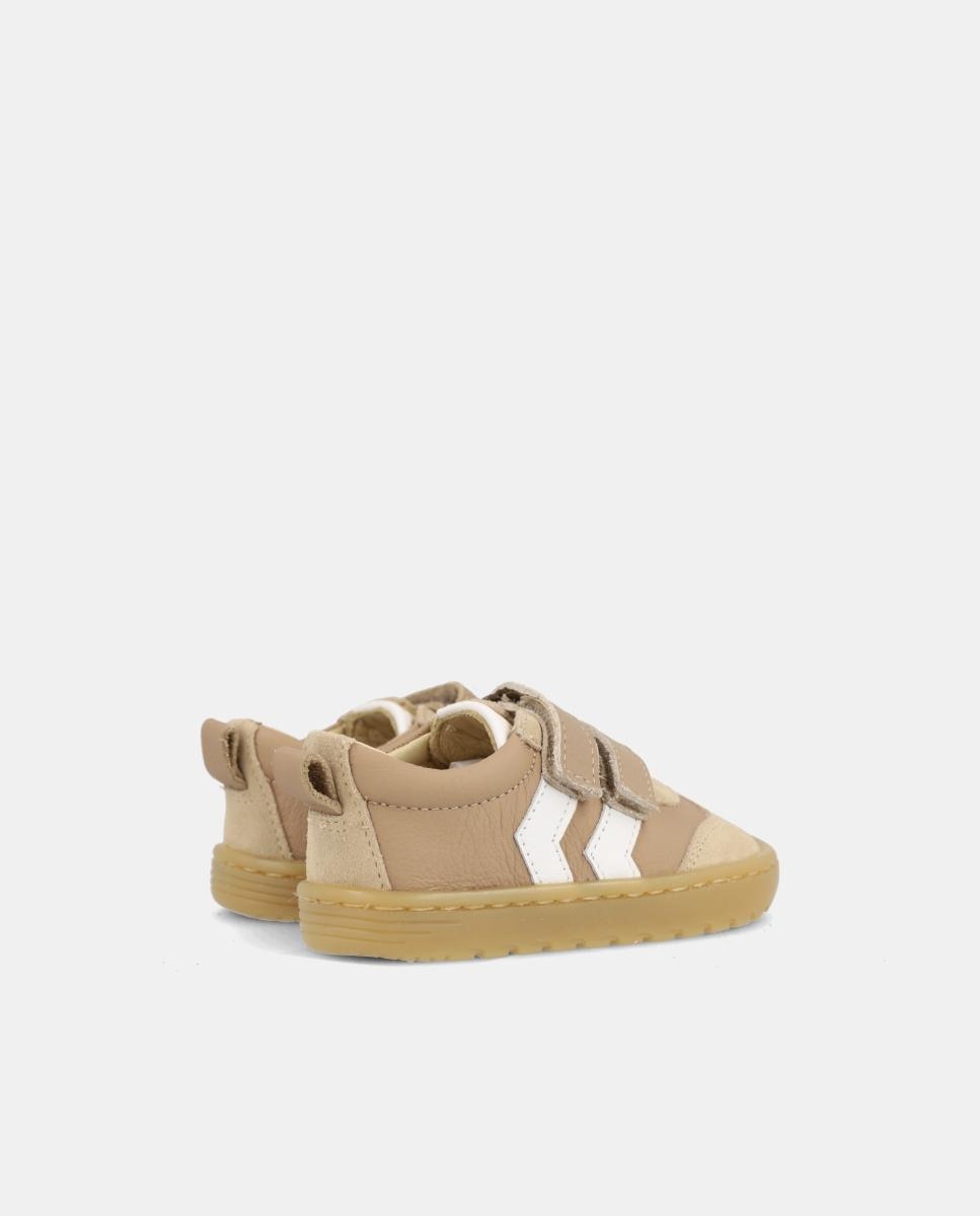 Deportivo bebé niño cordones elástico cierre velcro - Blanditos - Marrón Marrón-3
