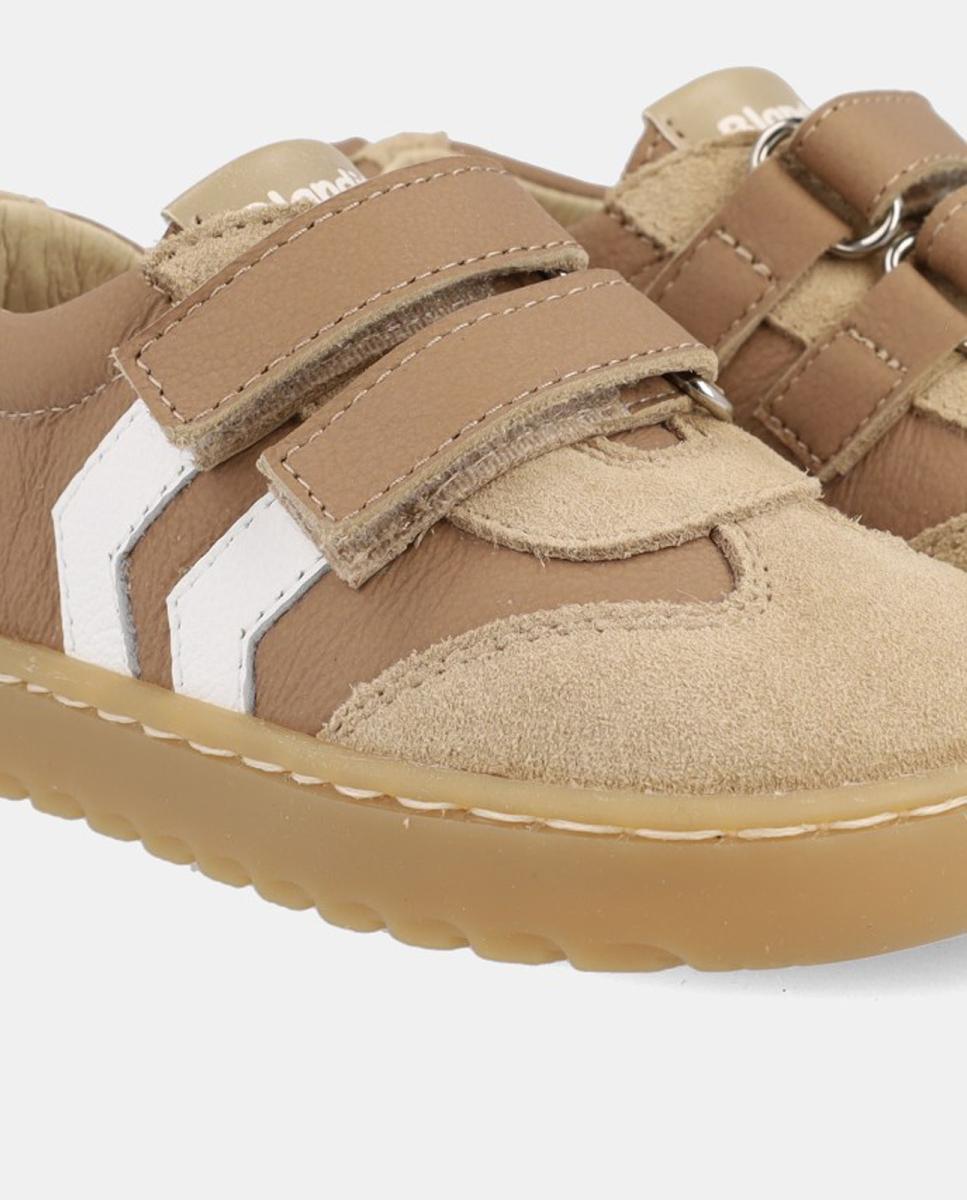 Deportivo bebé niño cordones elástico cierre velcro - Blanditos - Marrón Marrón-4
