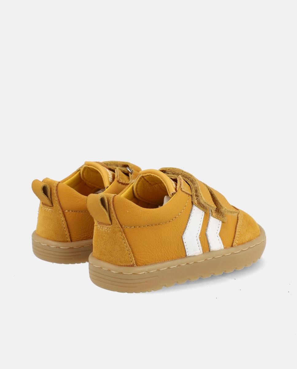 Deportivo bebé niño cordones elástico cierre velcro - Blanditos - Amarillo Amarillo-3
