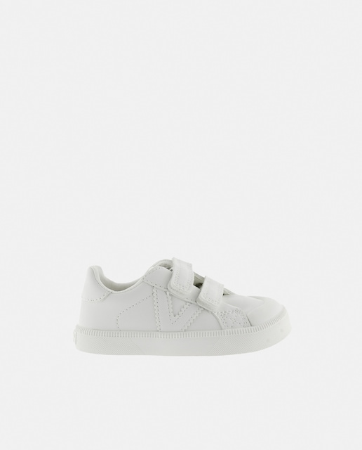 Imagen 0 de Zapatillas de efecto piel Victoria Oslo con piezas en contraste y cordón elástico