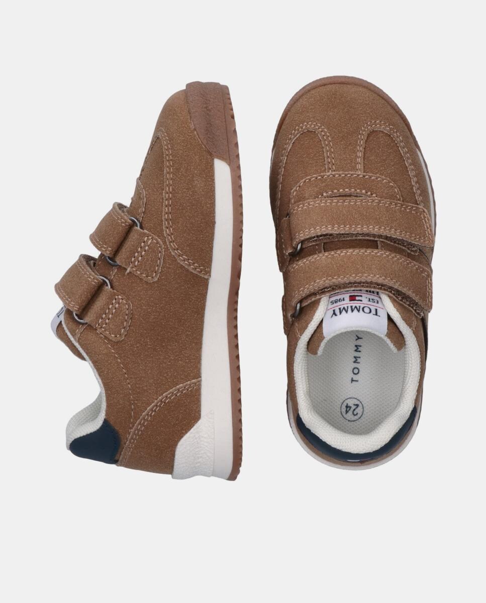 Sapatilhas Runner de Bebé Couro-4