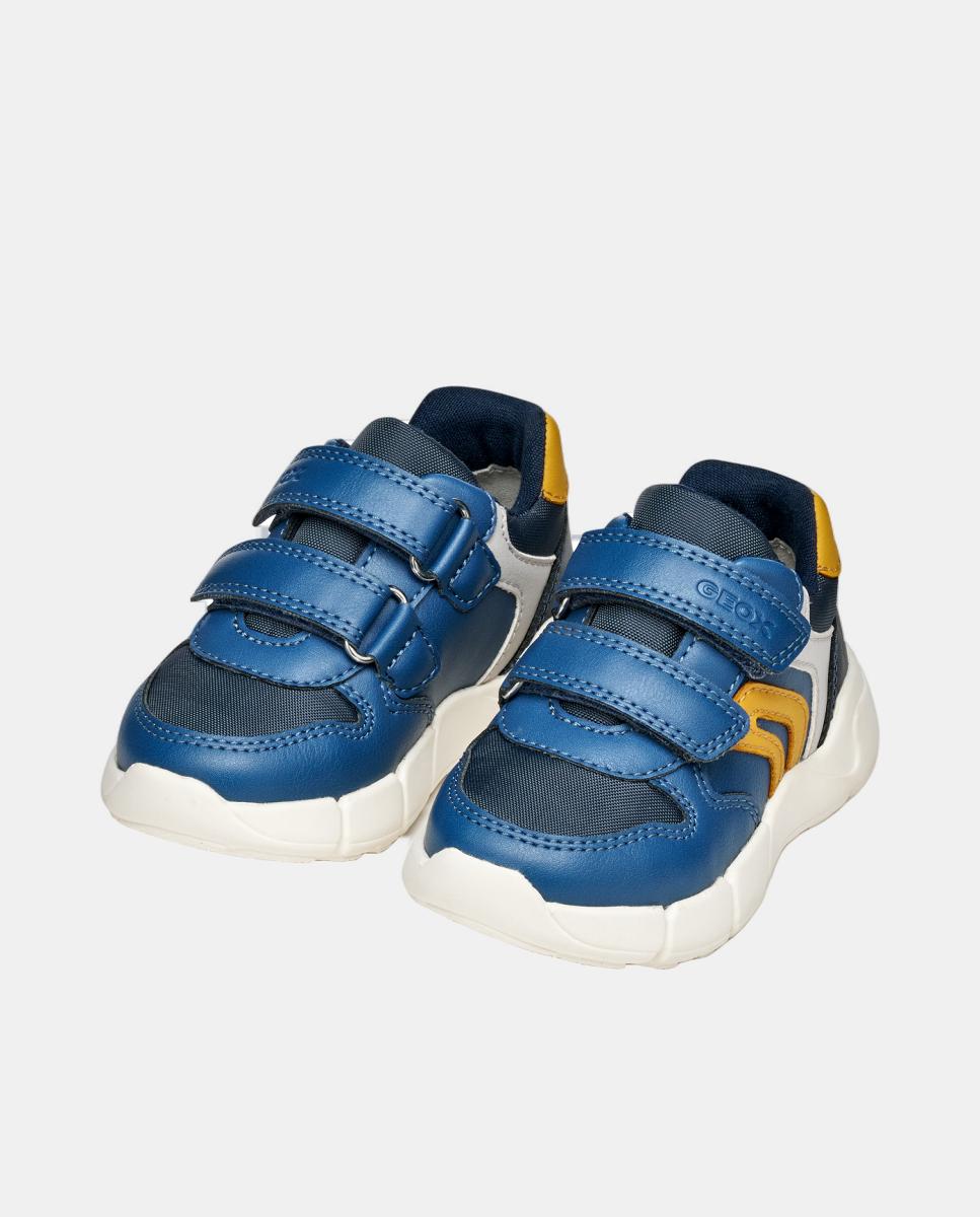 Sapatilhas Transpiráveis de Bebé Geox Azul-4