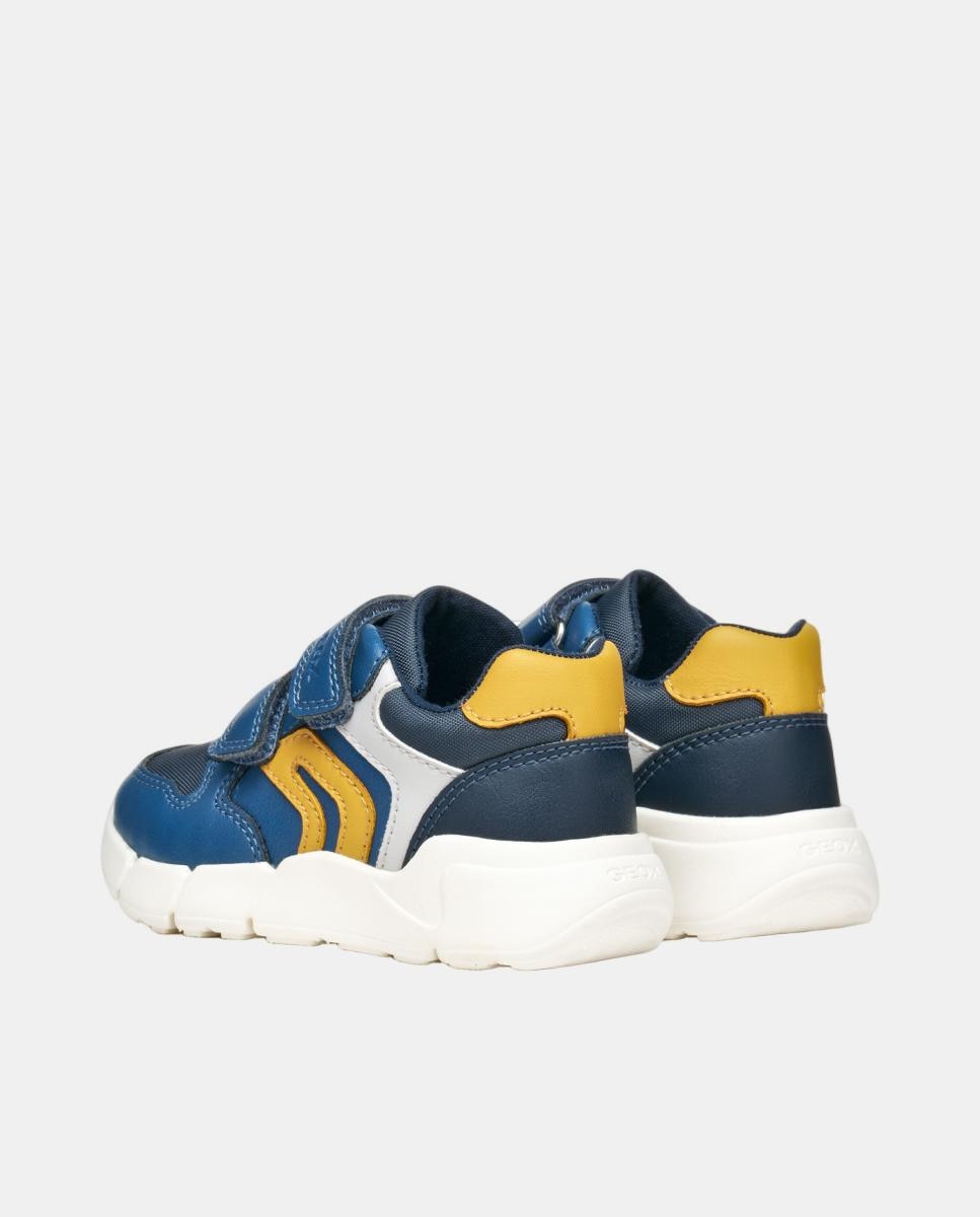 Sapatilhas Transpiráveis de Bebé Geox Azul-5
