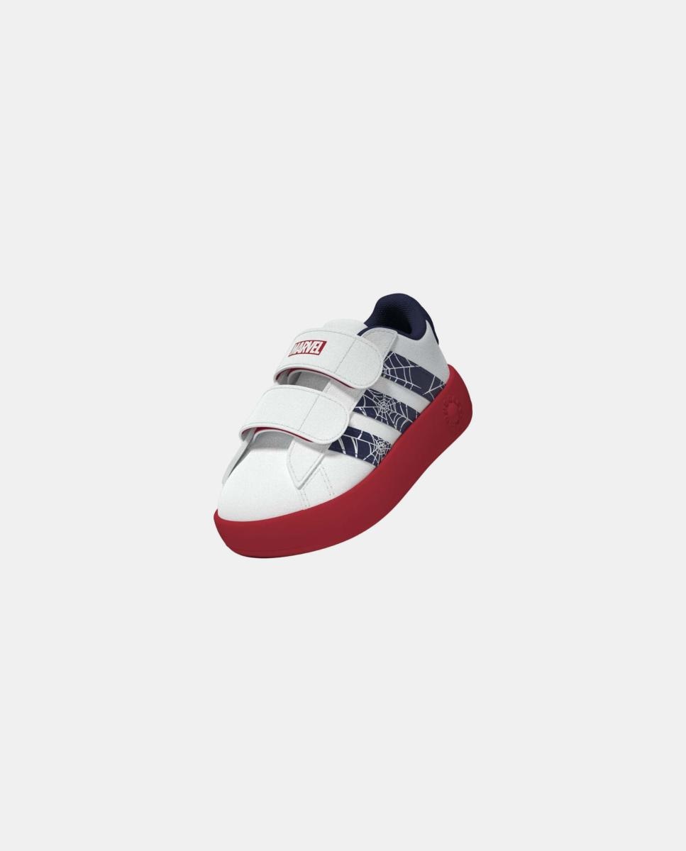 Sapatilhas Grand Court Spider-Man Cf I adidas Branco-5