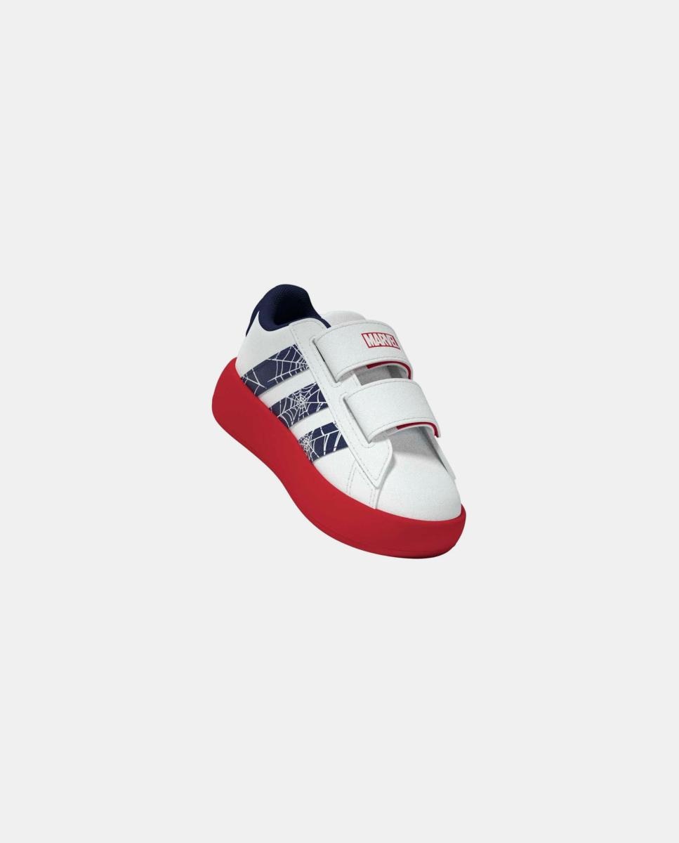 Sapatilhas Grand Court Spider-Man Cf I adidas Branco-7