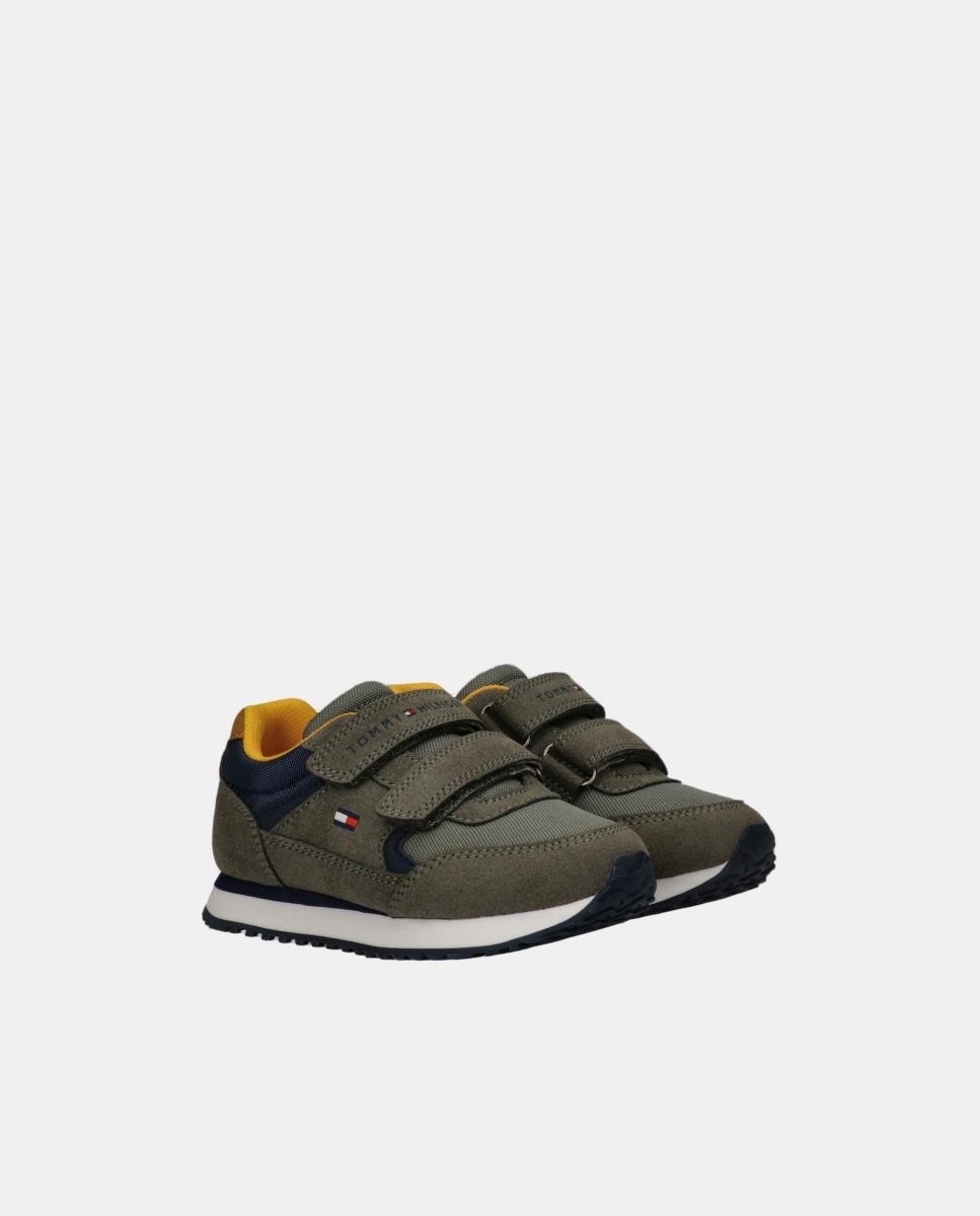 Sapatilhas Desportivas Running de Bebé Tommy Hilfiger Verde-militar-5