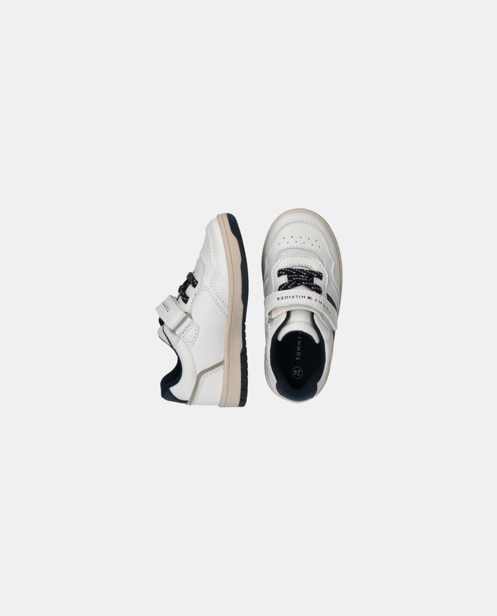Sapatilhas Tipo Basquetebol de Bebé Tommy Hilfiger Branco-2