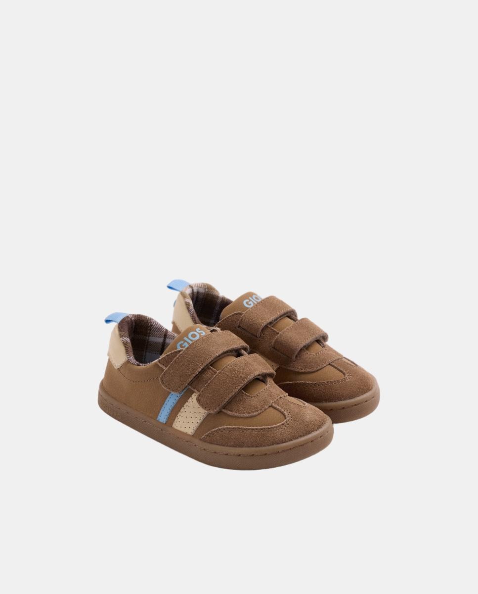 Sapatilhas Gioseppo Barefoot em Pele - Castanho Couro-2