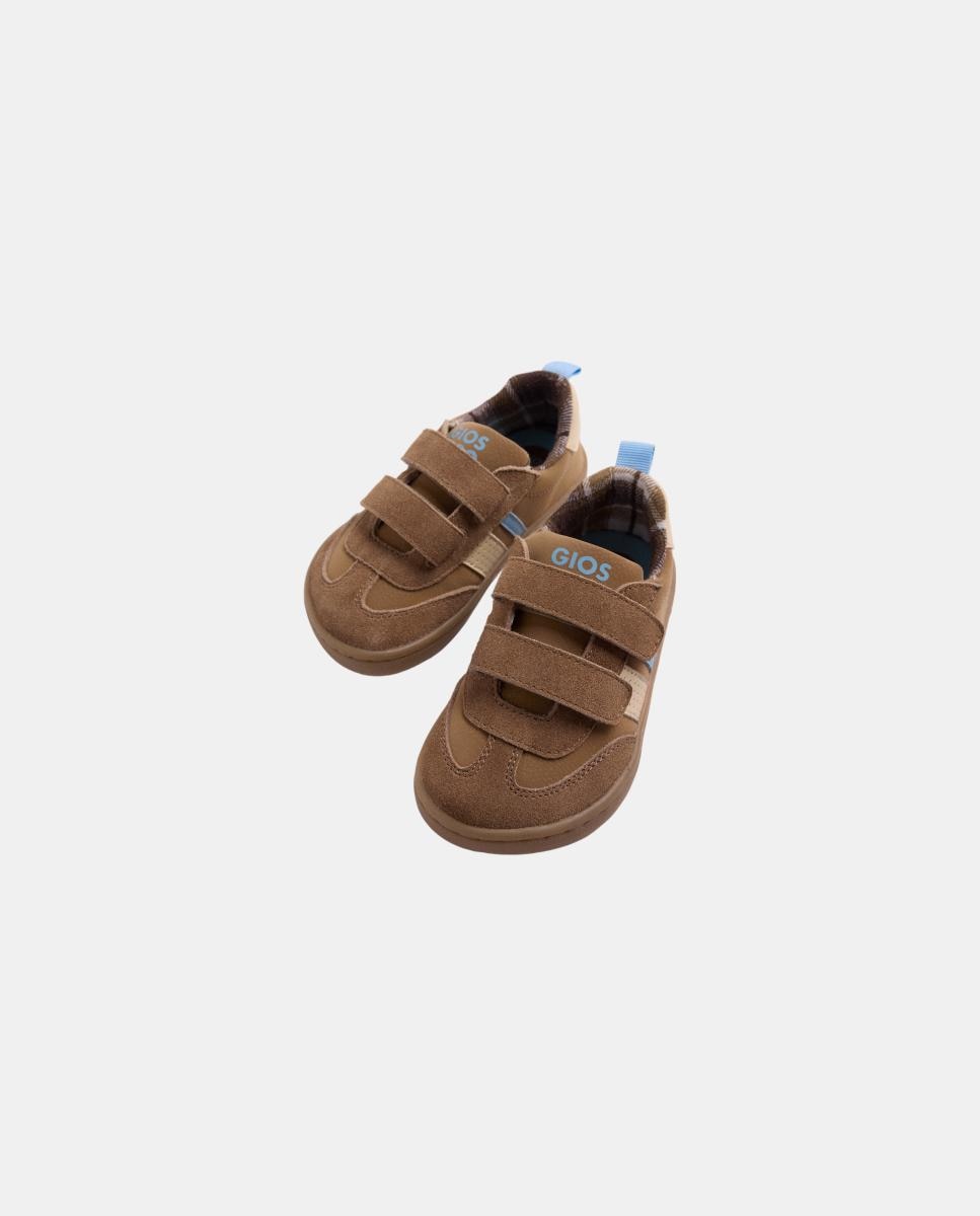 Sapatilhas Gioseppo Barefoot em Pele - Castanho Couro-3