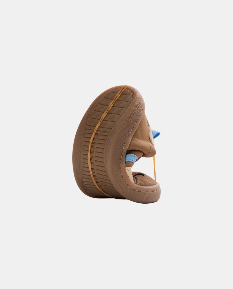 Sapatilhas Gioseppo Barefoot em Pele - Castanho Couro-5