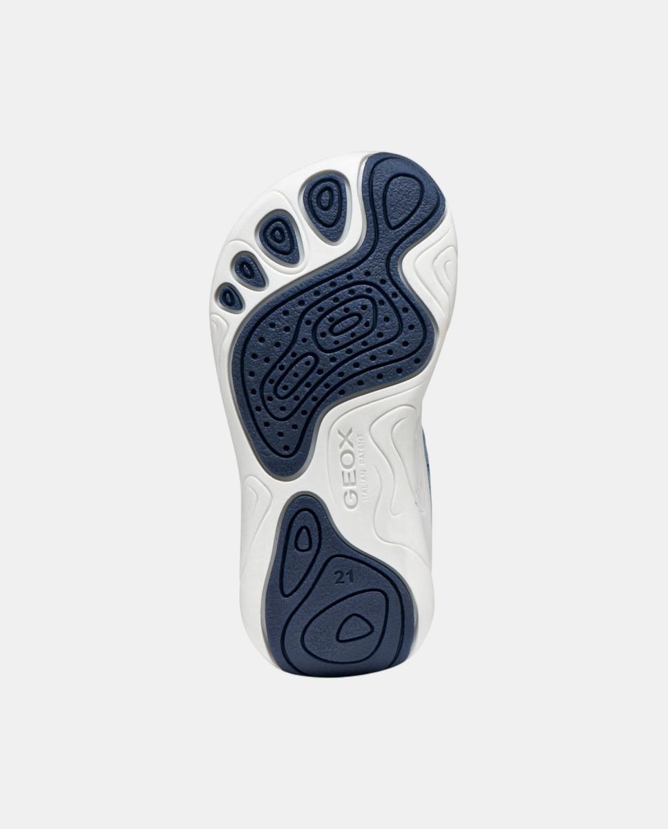 Sapatilhas desportivas com sola anatómica Geox Azul Céu-6