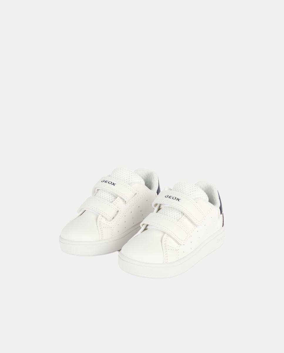 Sapatilhas desportivas de criança com inspiração no ténis Branco-2