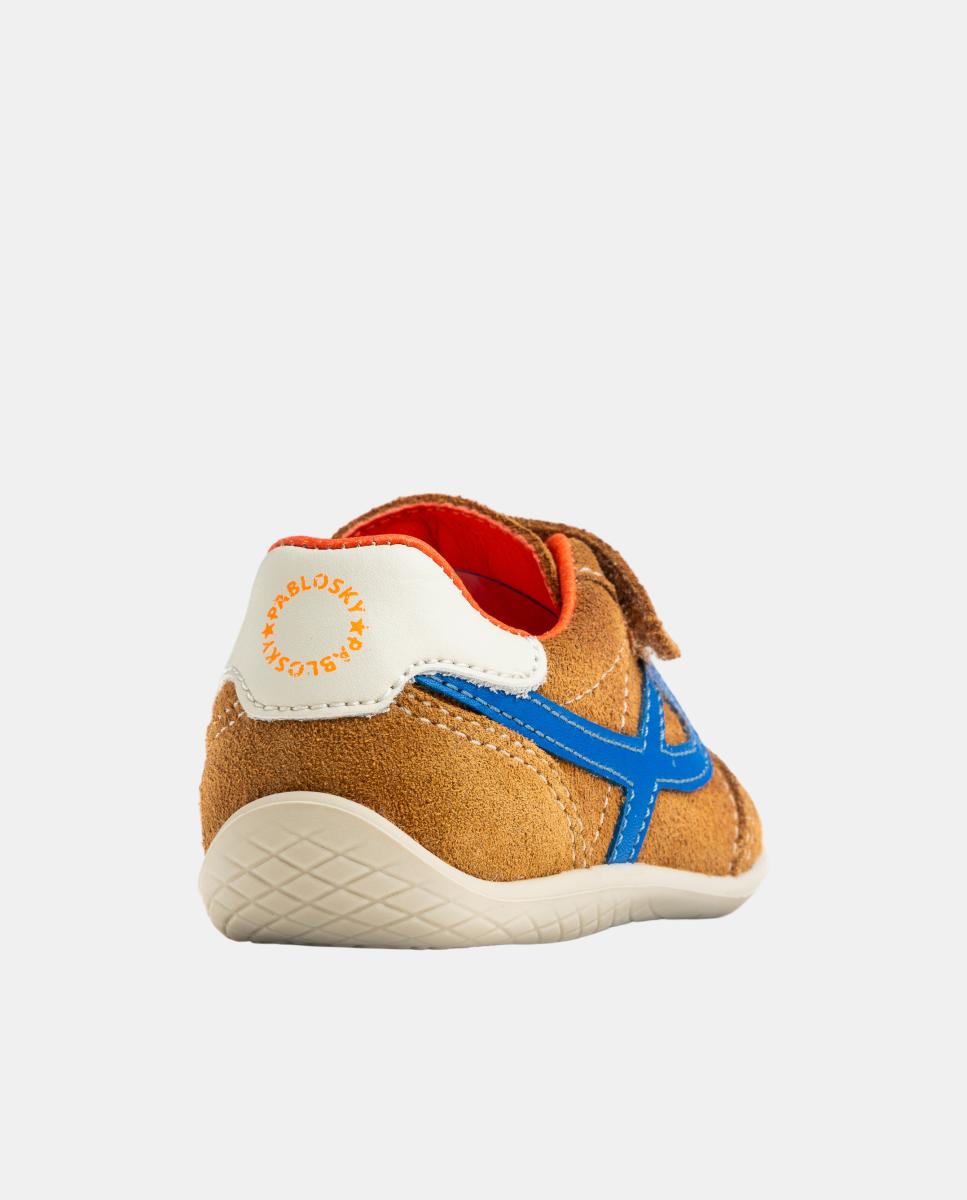 Sapatos Barefoot de Bebé Pablosky Castanhos-3