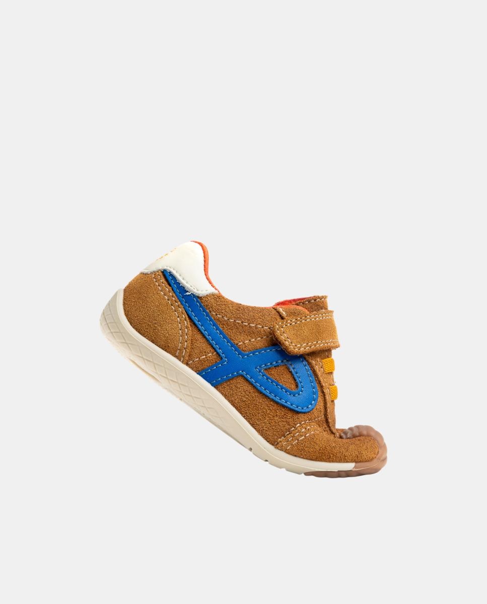 Sapatos Barefoot de Bebé Pablosky Castanhos-5
