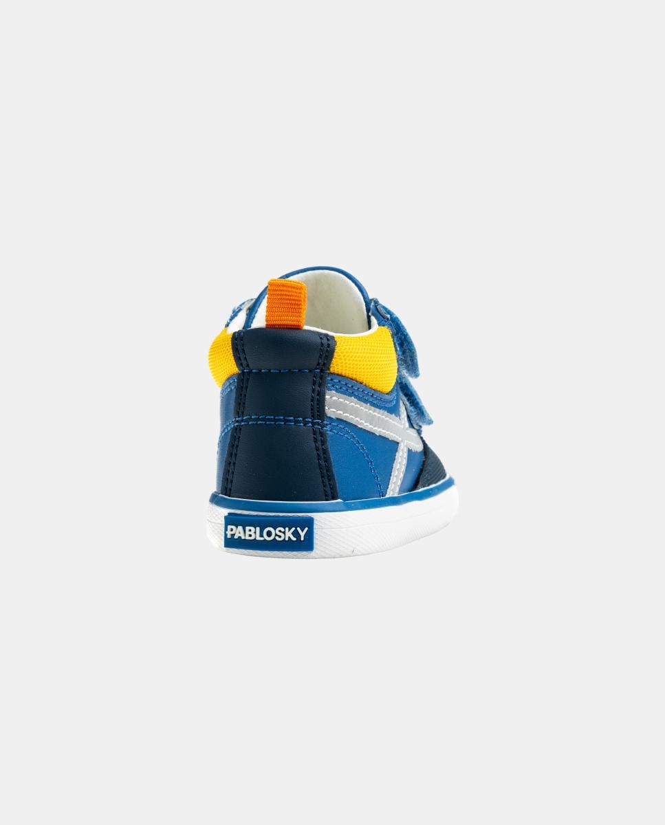 Sapatos Desportivos Barefoot de Bebé Azul-3