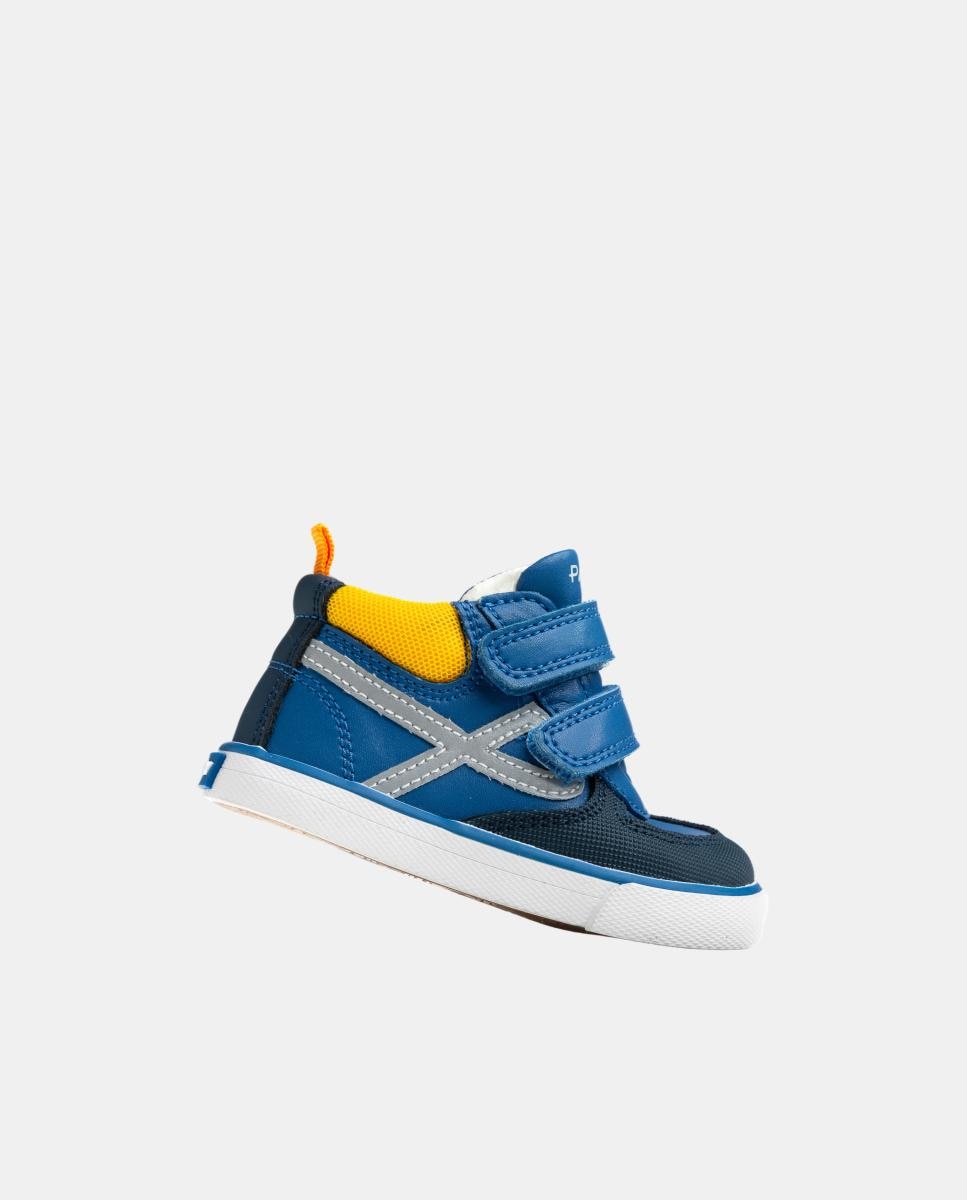 Sapatos Desportivos Barefoot de Bebé Azul-5