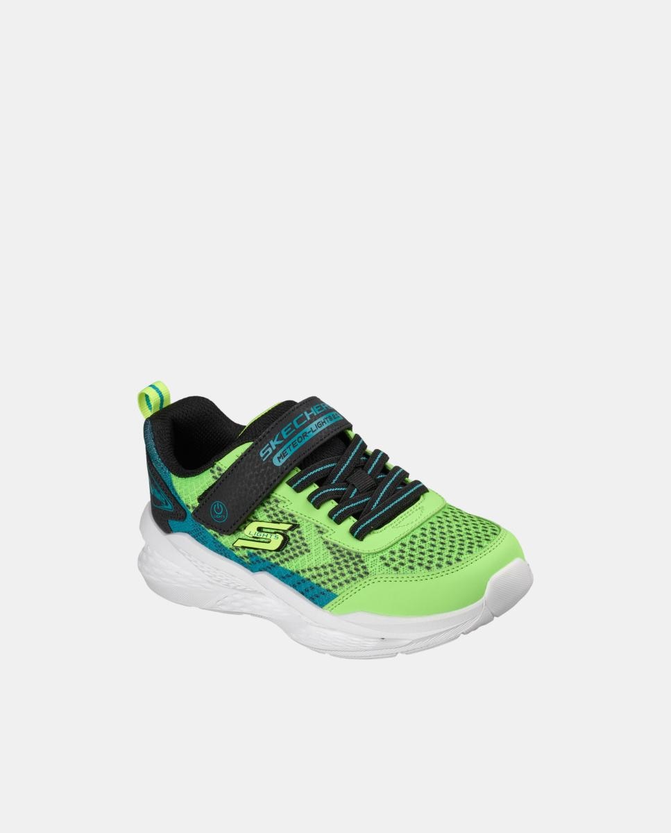 Imagen 2 de Zapatilla de bebé niño sport con luces - Skechers - Verde neón Verde neón