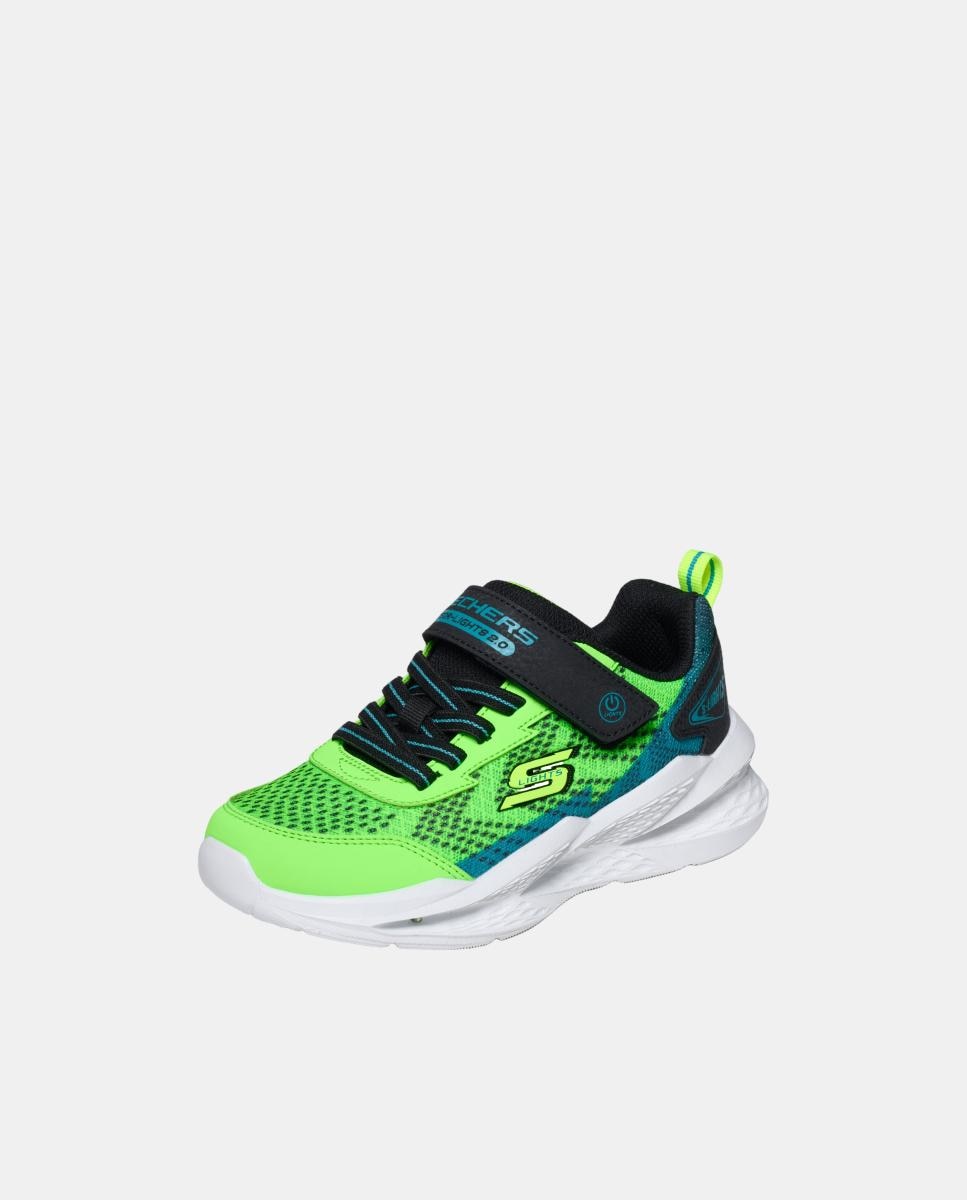 Imagen 3 de Zapatilla de bebé niño sport con luces - Skechers - Verde neón Verde neón