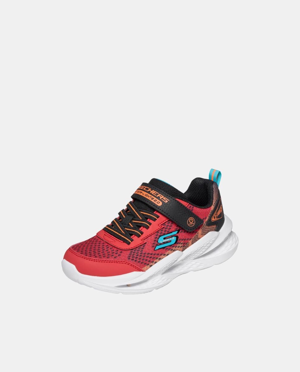 Sapatilhas Desportivas de Bebé com Luzes Vermelho-3