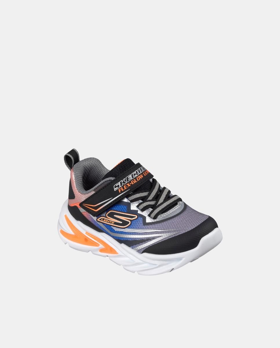 Zapatilla de bebé niño sport con luces - Skechers - Gris oscuro Gris oscuro-2