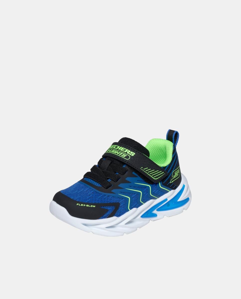 Imagen 3 de Zapatilla de bebé niño sport con luces - Skechers - Azul marino Azul marino