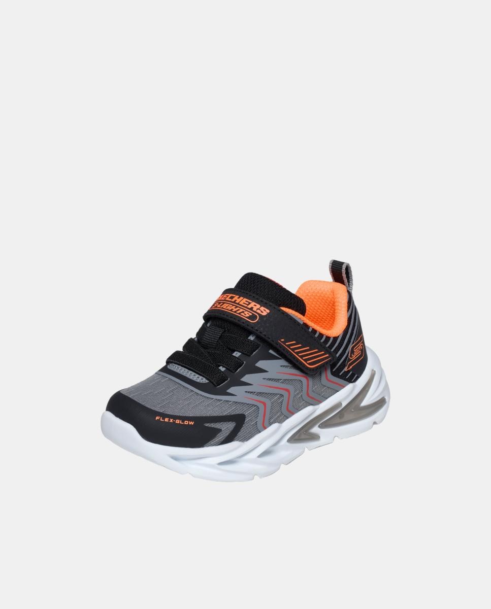 Sapatilhas Desportivas de Bebé com Luzes Skechers Cinzento-claro-3