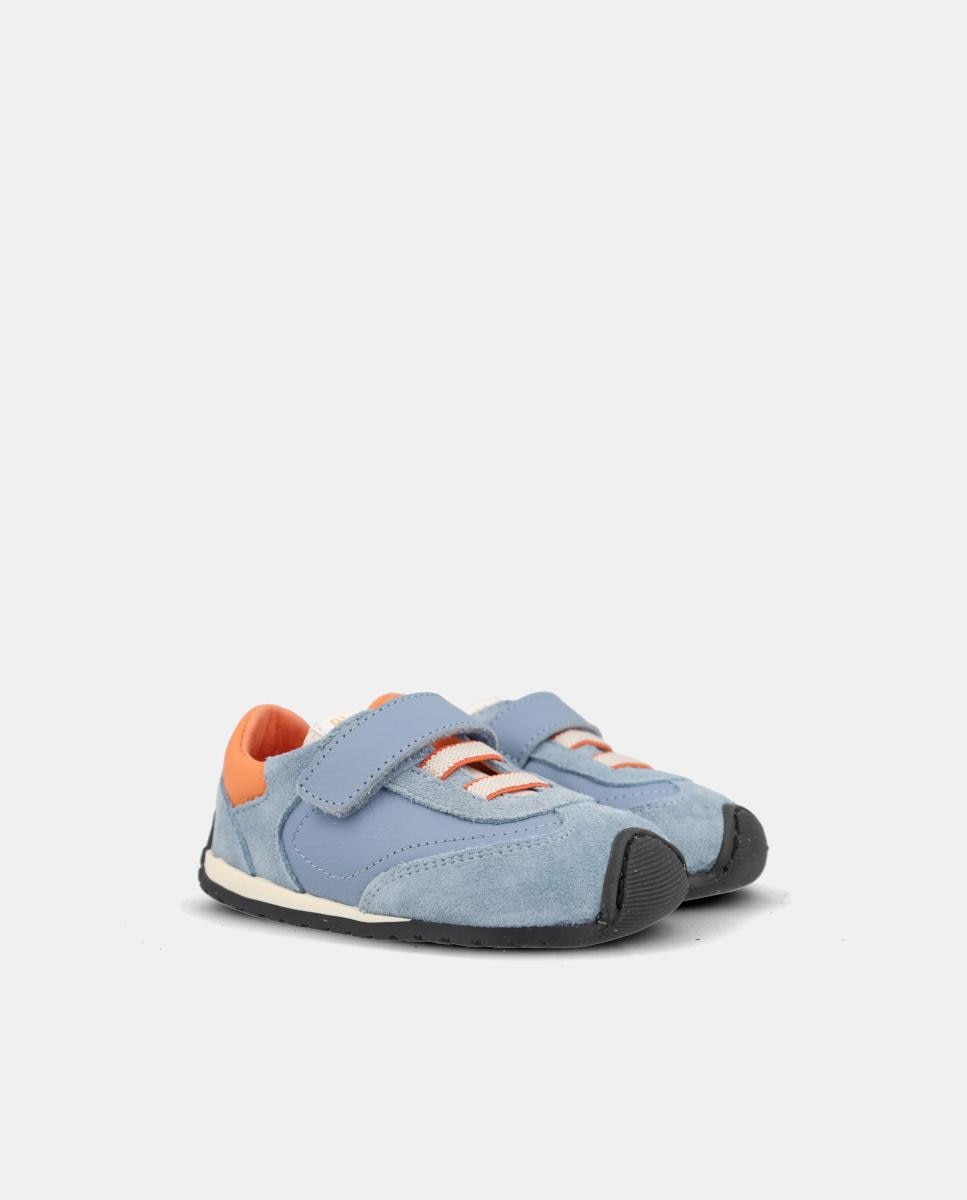 Imagen 2 de Deportivo barefoot con elasticos y cierre velcro - Blanditos by Crio's - Azul Azul