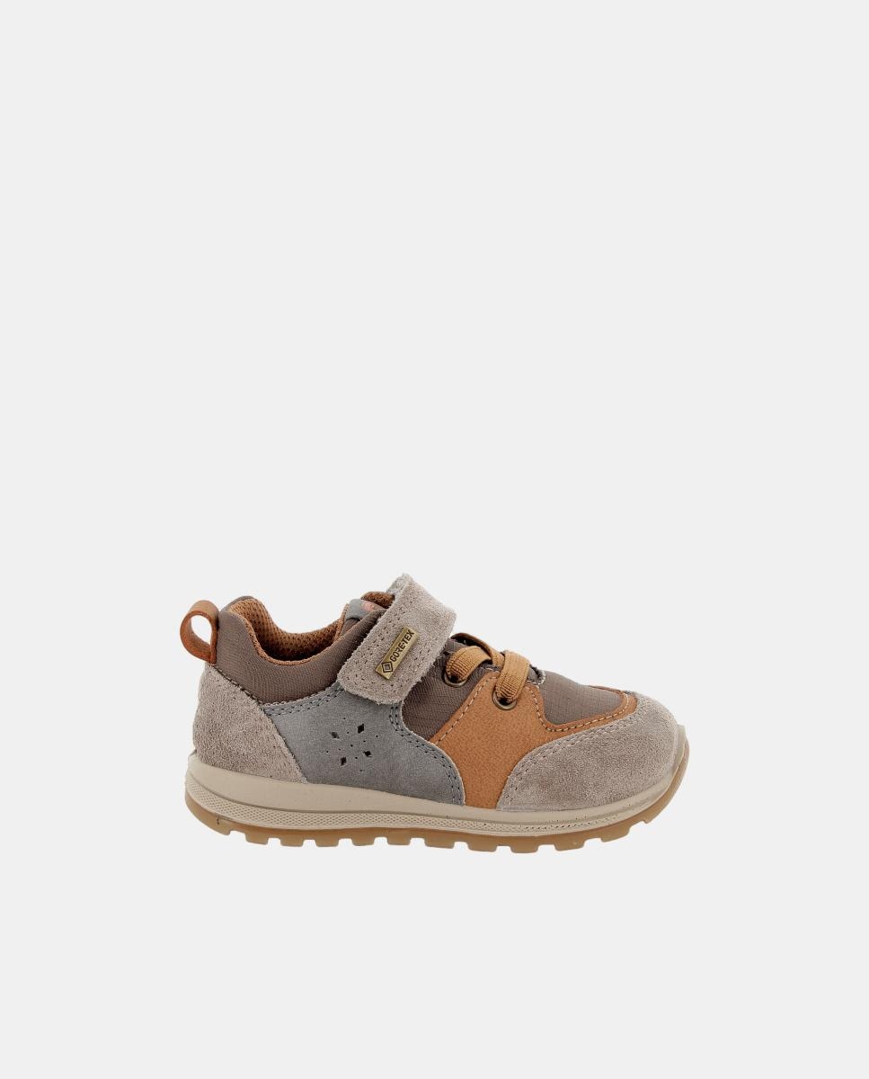 Zapatilla deportiva de bebé niño, con cierre de velcro y cordón elástico, forro Goretx - Primigi - Multicolor Multicolor-1