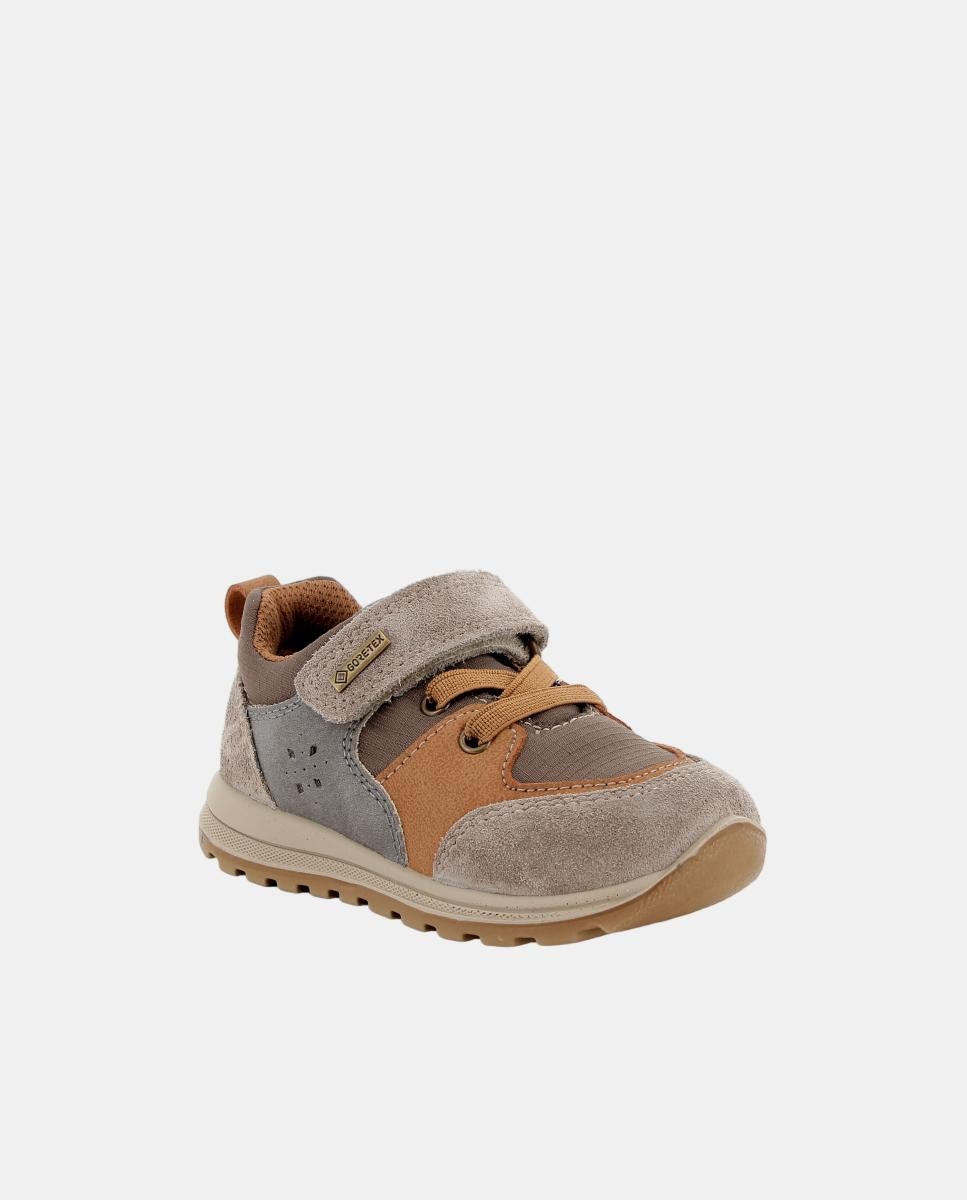 Zapatilla deportiva de bebé niño, con cierre de velcro y cordón elástico, forro Goretx - Primigi - Multicolor Multicolor-3