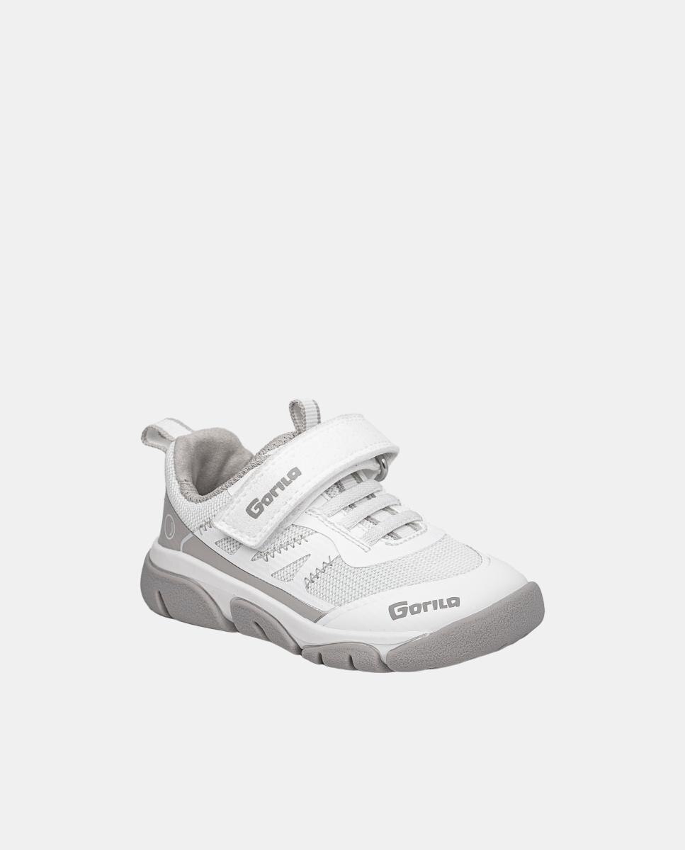 Sapatilhas Respeitadoras em Nylon Reforçado Branco-2