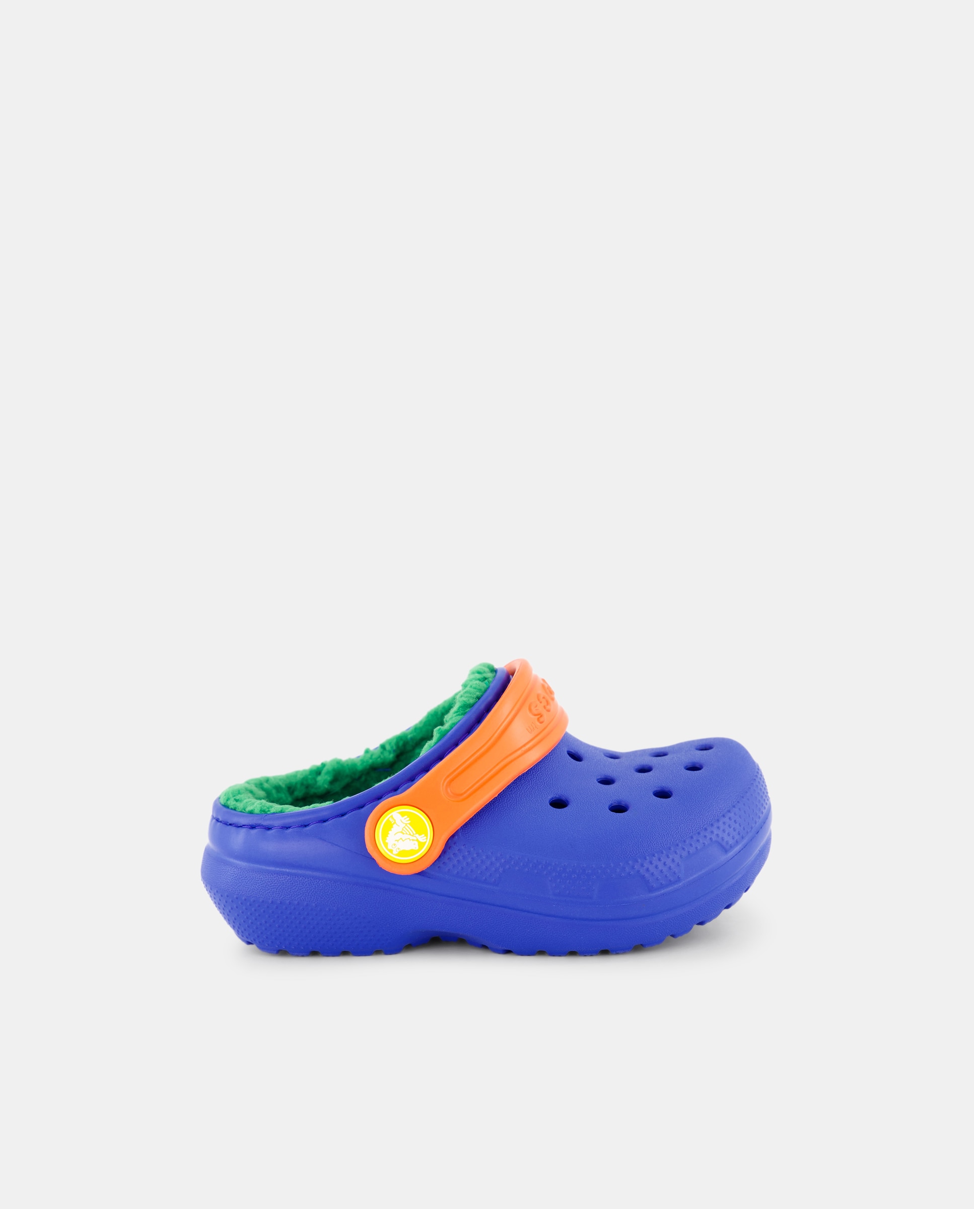 Zuecos de bebés Classic Lined IAM Brown Bear Clog Crocs - Marrón Marrón-1