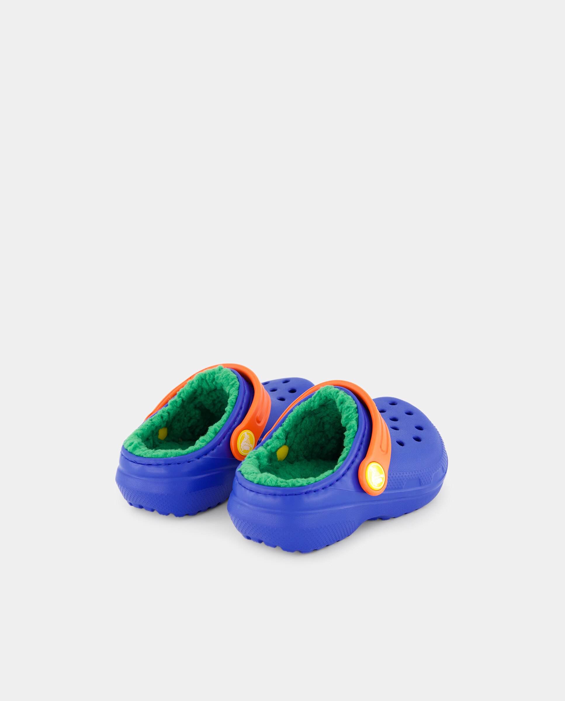 Zuecos de bebés Classic Lined IAM Brown Bear Clog Crocs - Marrón Marrón-3