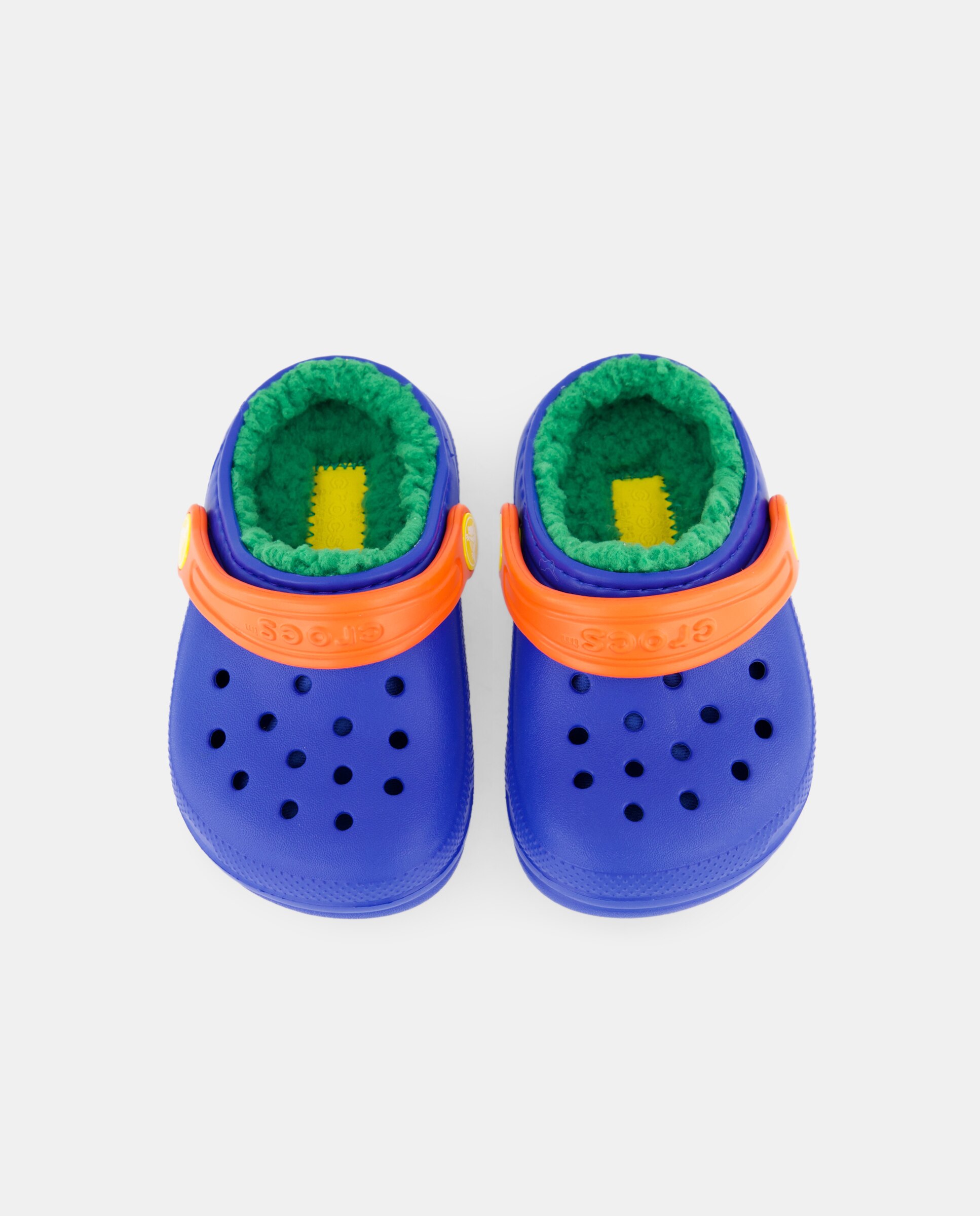 Zuecos de bebés Classic Lined IAM Brown Bear Clog Crocs - Marrón Marrón-4