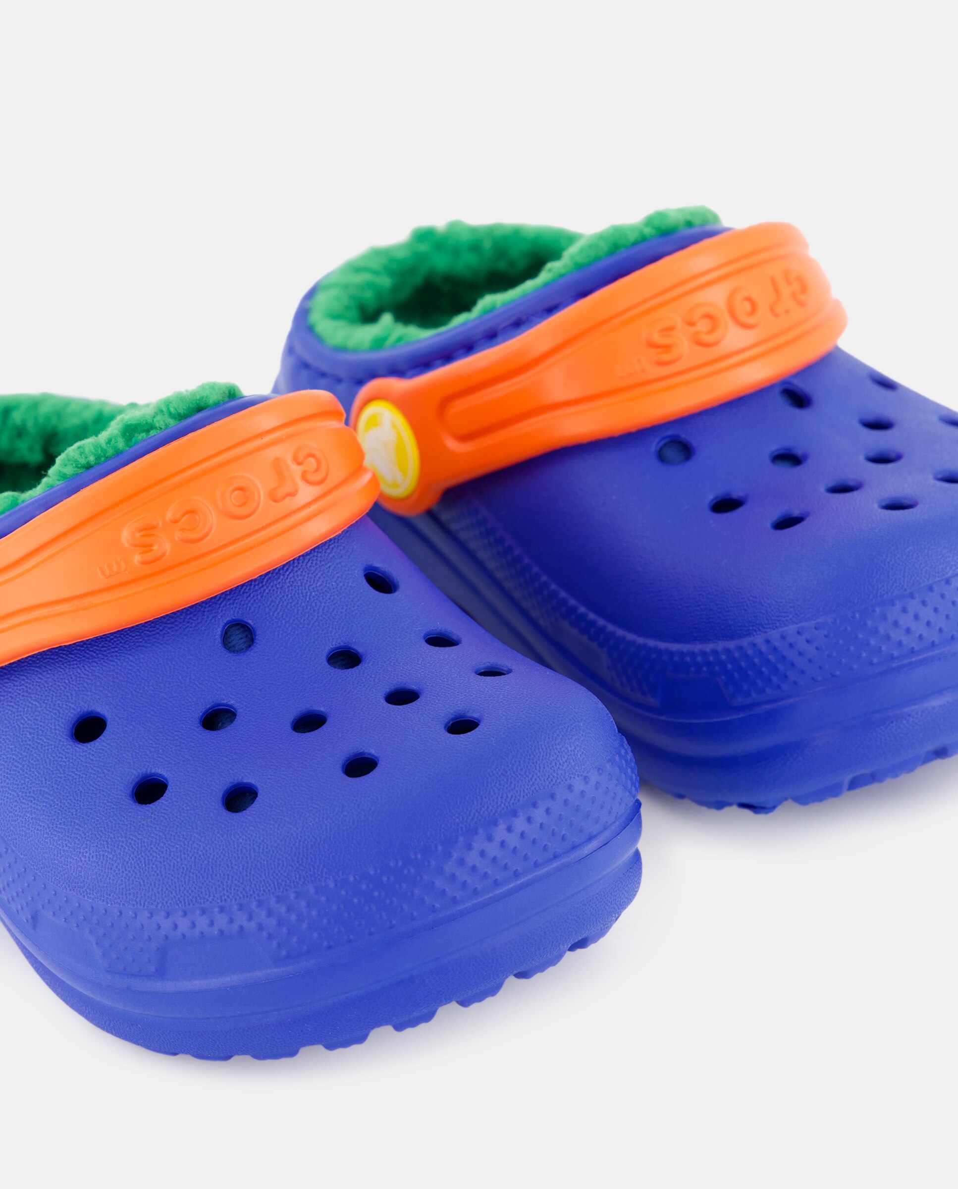 Zuecos de bebés Classic Lined IAM Brown Bear Clog Crocs - Marrón Marrón-5