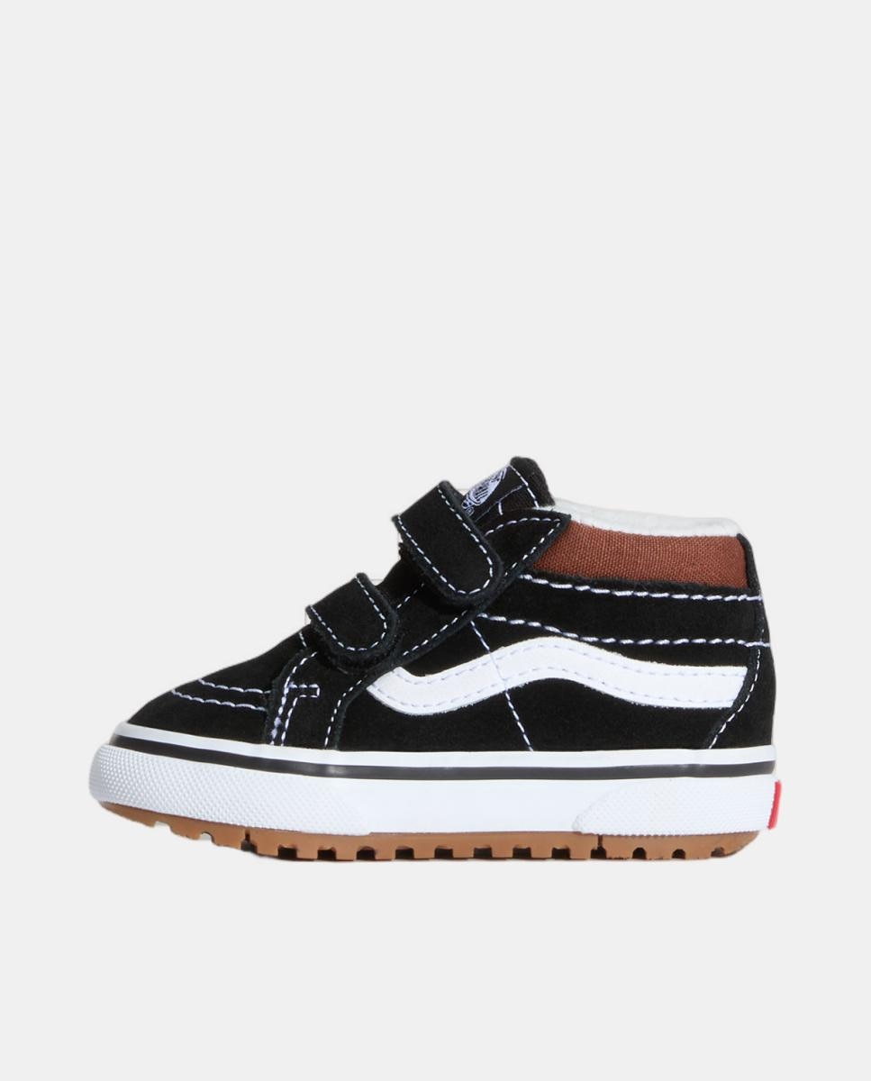 Sapatilhas Casual de Bebé Modelo SK8-Mid Reissue Velcro. Preto-2