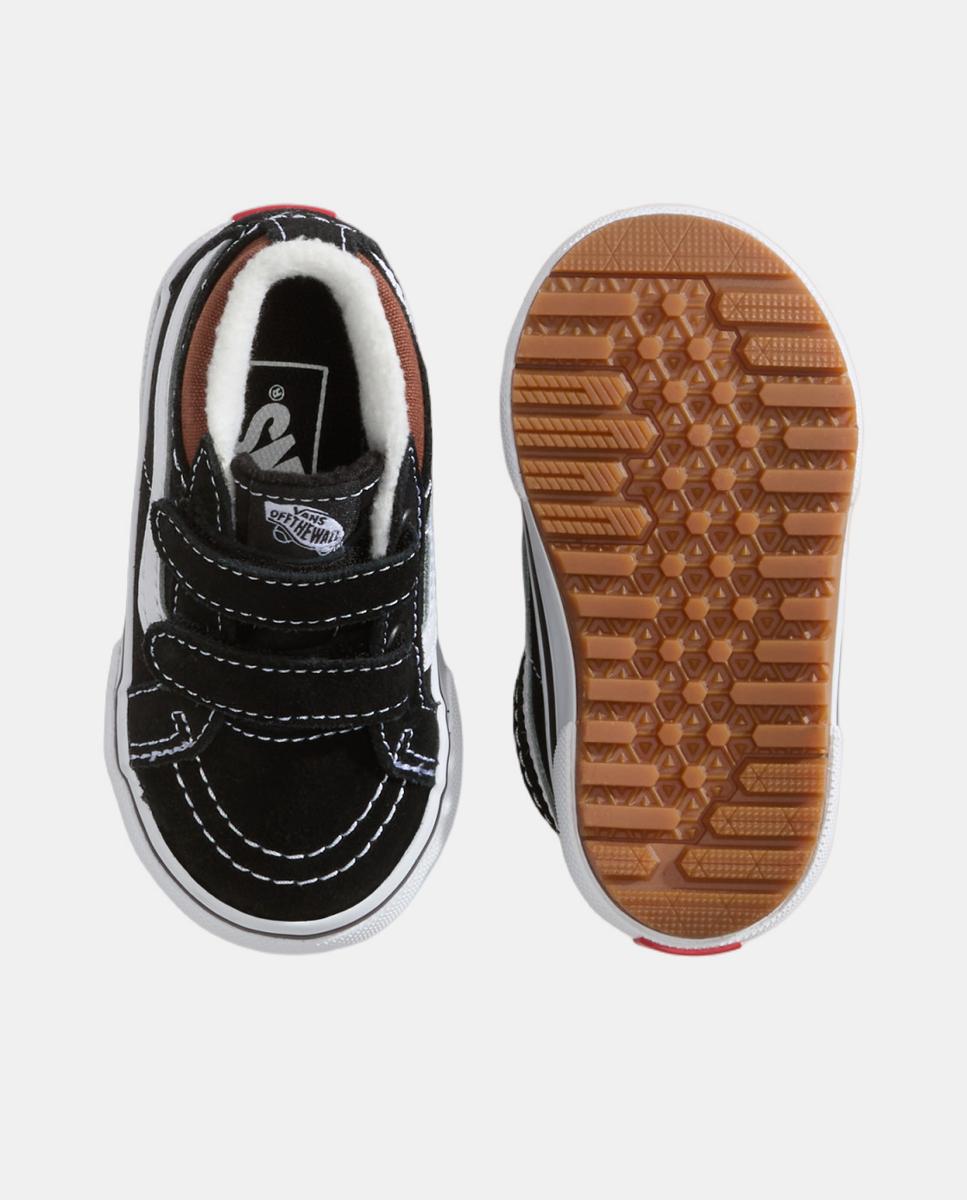 Sapatilhas Casual de Bebé Modelo SK8-Mid Reissue Velcro. Preto-3