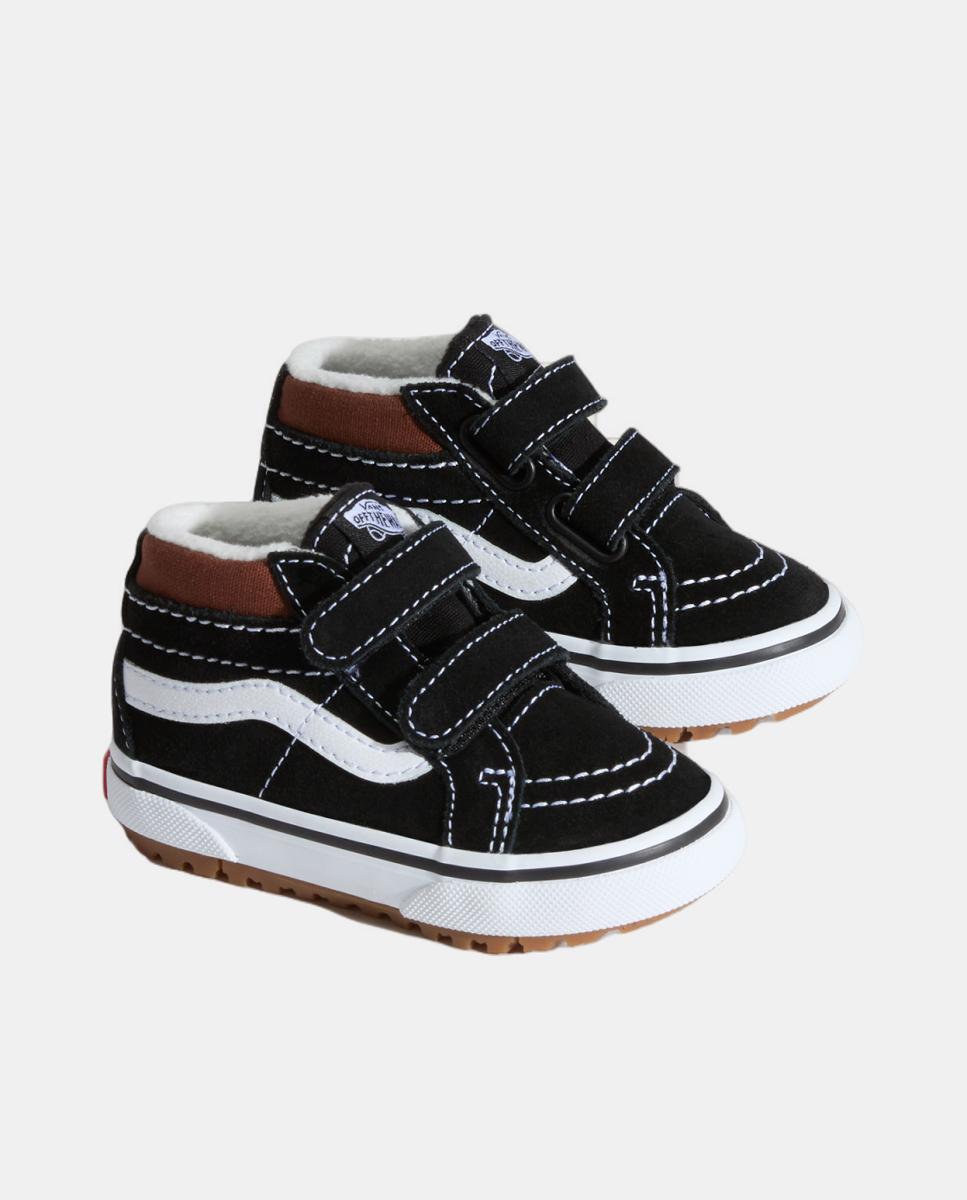 Sapatilhas Casual de Bebé Modelo SK8-Mid Reissue Velcro. Preto-4