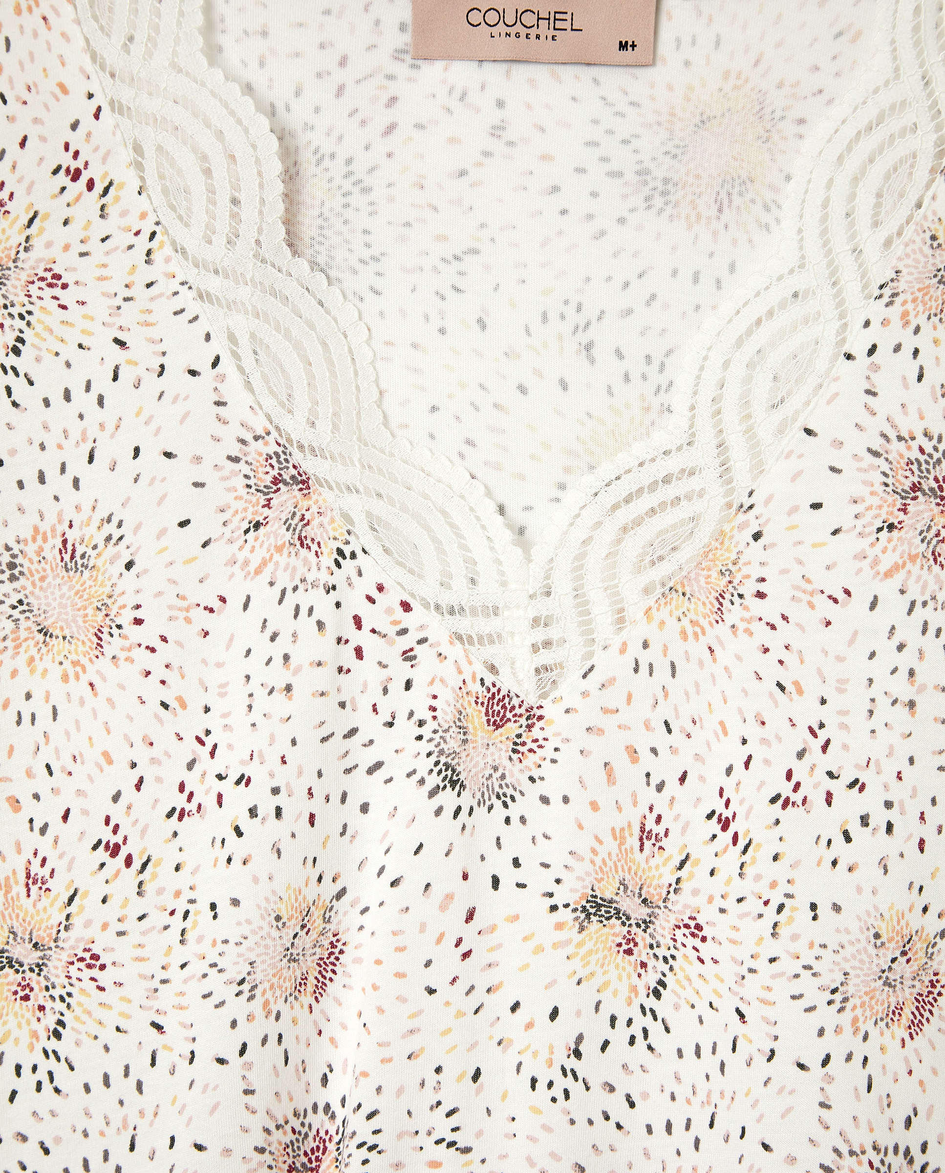 Pijama de Estampado Floral com Manga Curta Multicolor-5