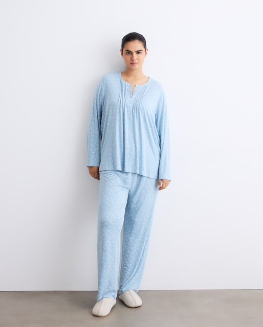 Imagen 0 de Pijama de mujer con detalles de botones en escote