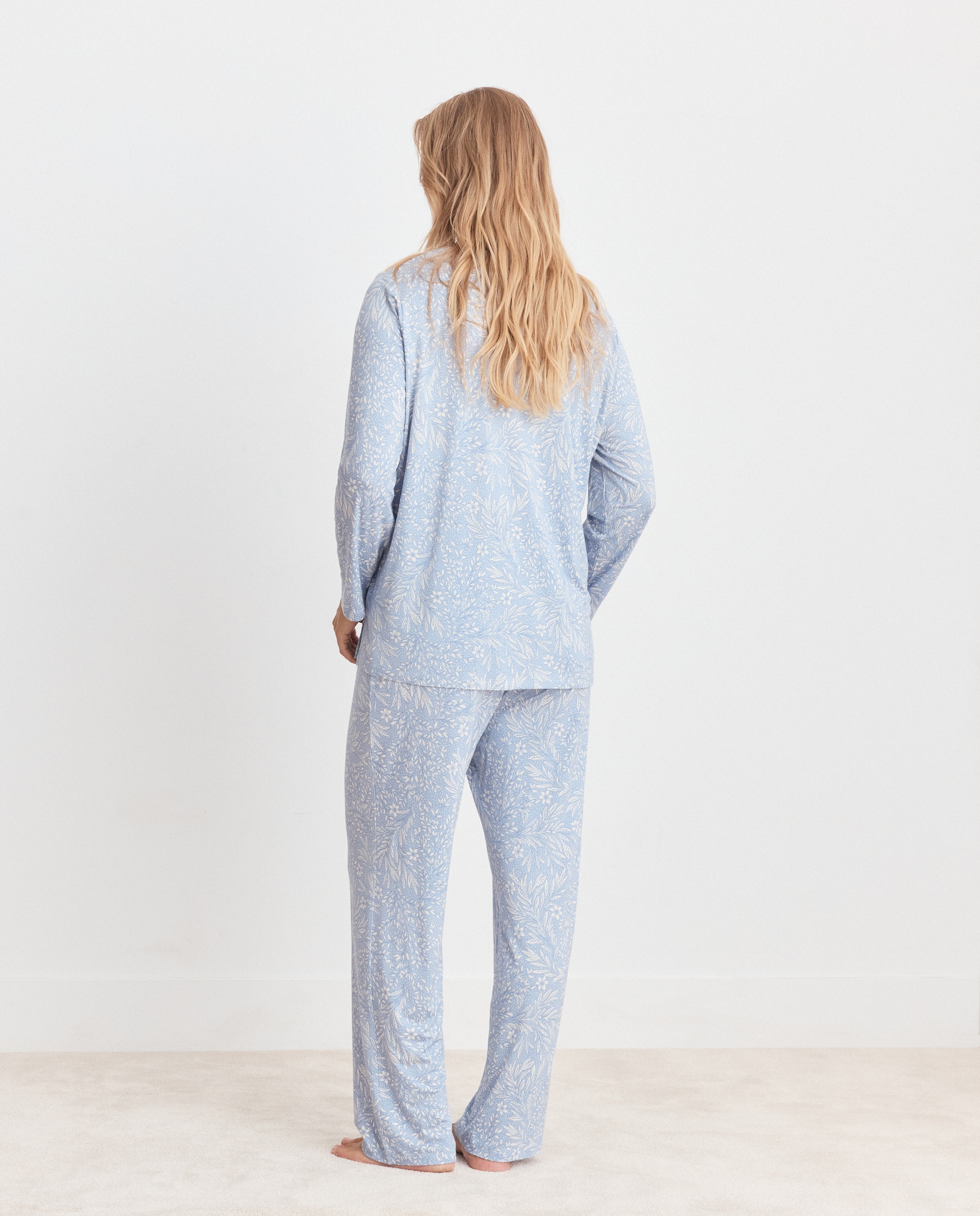 Pijama com Carcela Azul-3