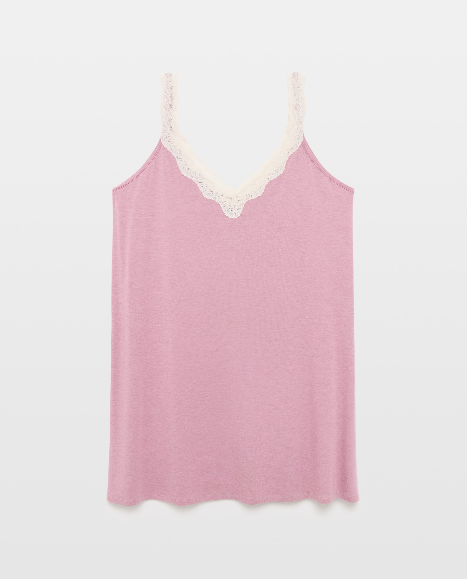 Imagem 0 de Camisa de Dormir de Alças com Detalhe