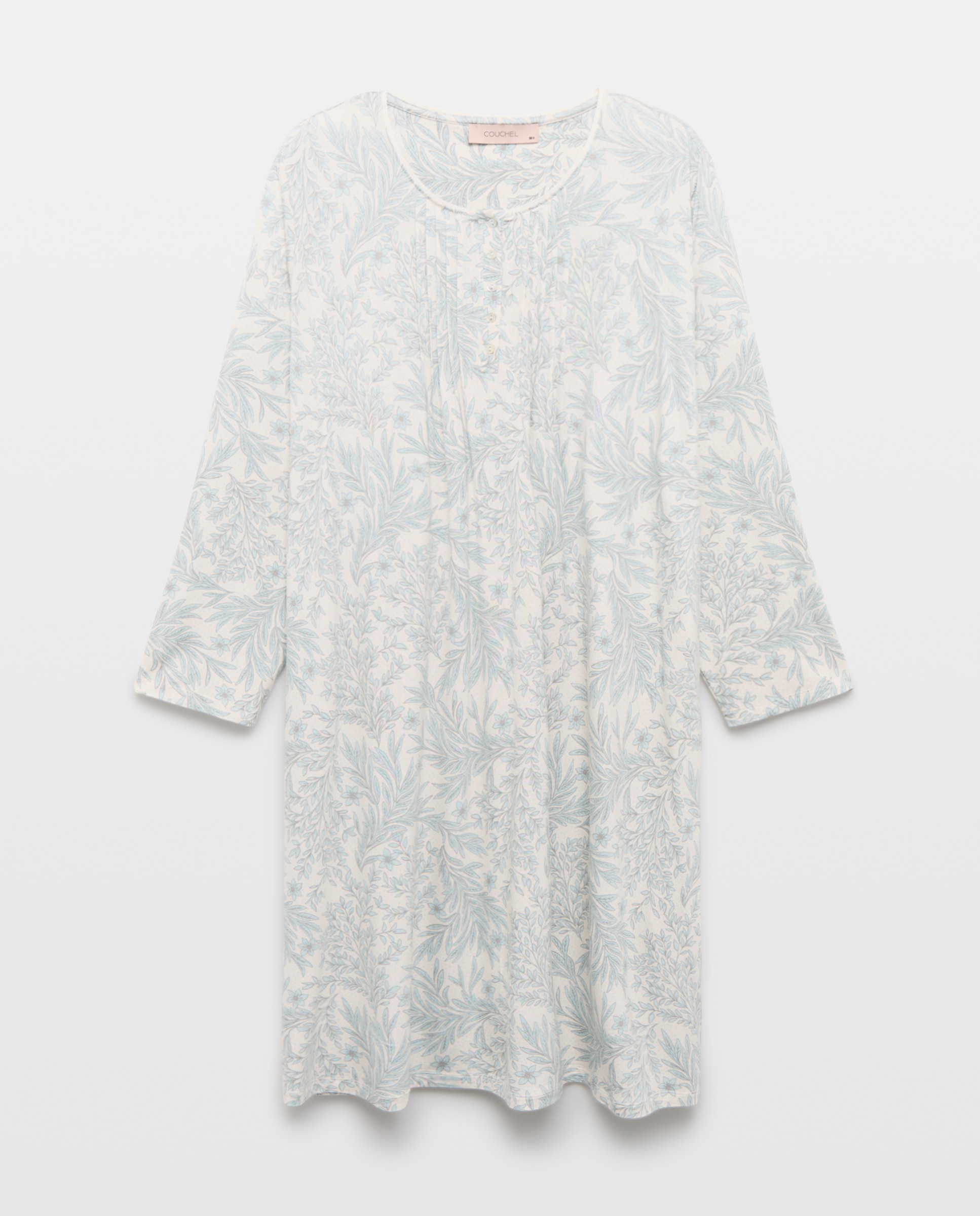 Camisa de Dormir com Carcela Verde-4